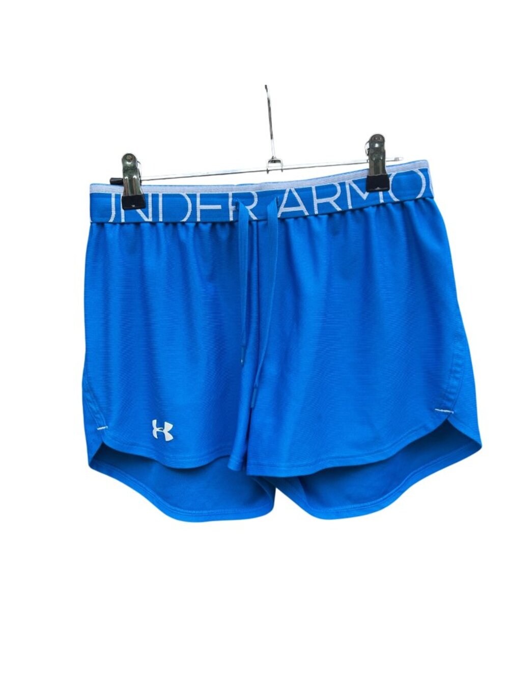 Under Armour Womens Small Loose Fit Blue Athletic Shorts 1959